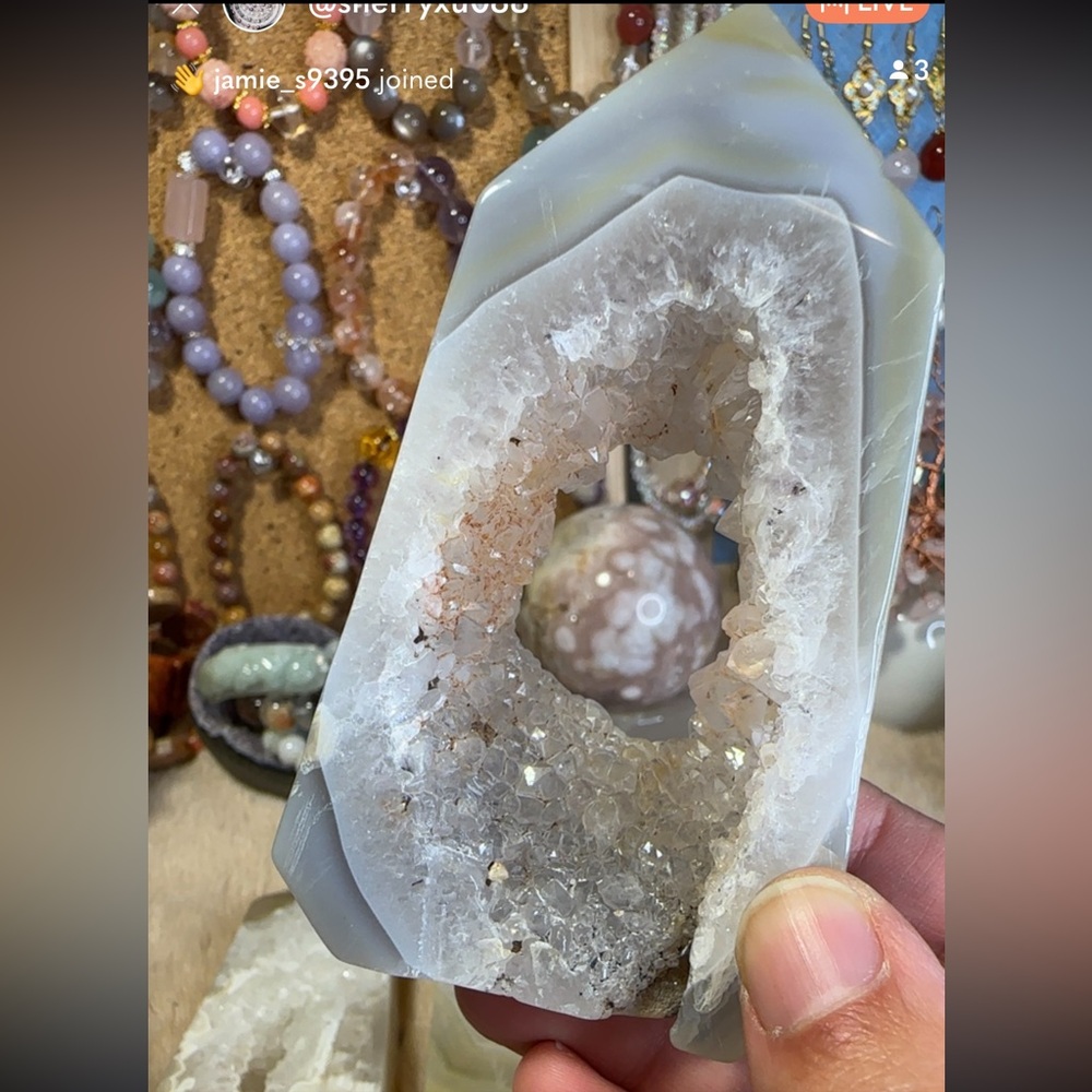 Elegant Crystal Geode